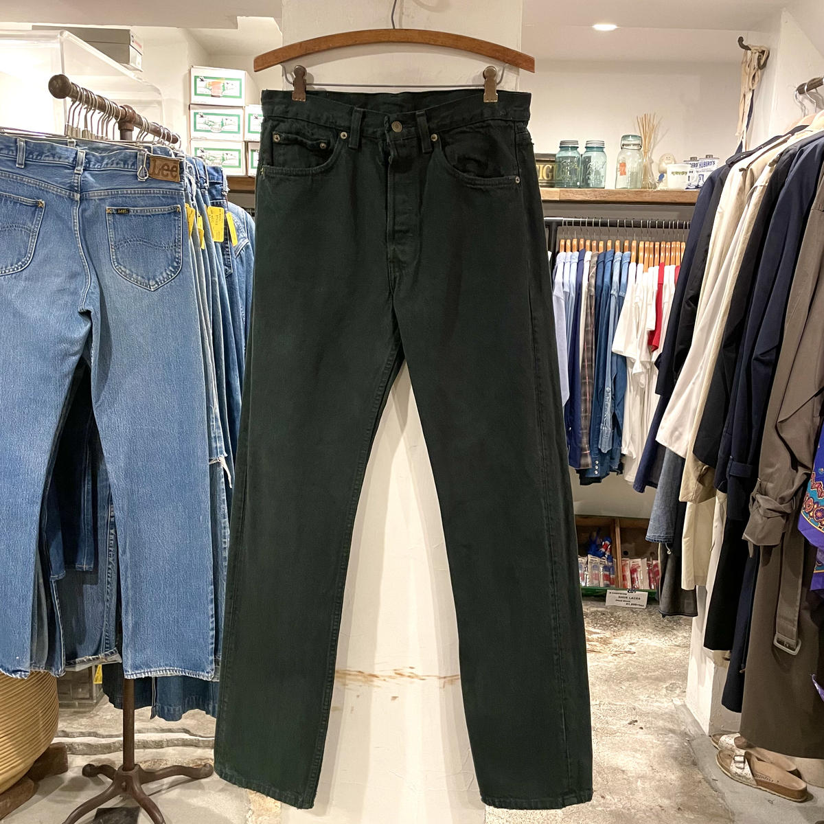 Levi’s 501 90年代 リーバイス501 後染めグリーンデニム USA製 1991年 (S0978) Levi’s 501 90年代 リーバイス501 後染めグリーンデニム USA製 1991年 (S0978)