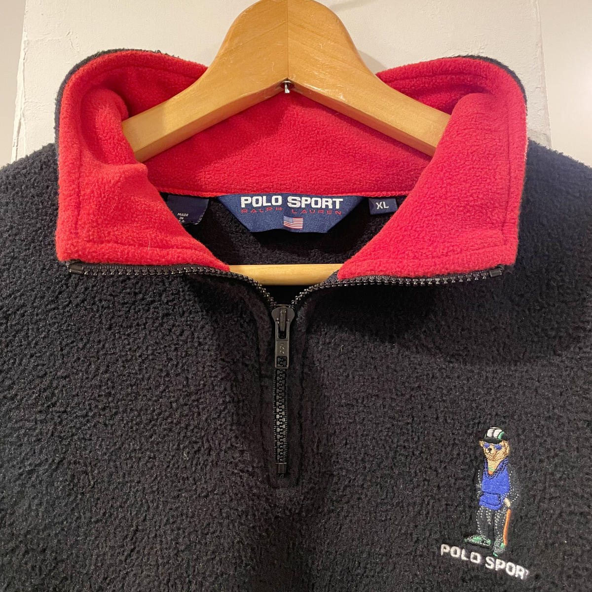 お歳暮 ボアフリースジップジャケット ヴィンテージ Sports Polo ジャージ Wetco Eg Com