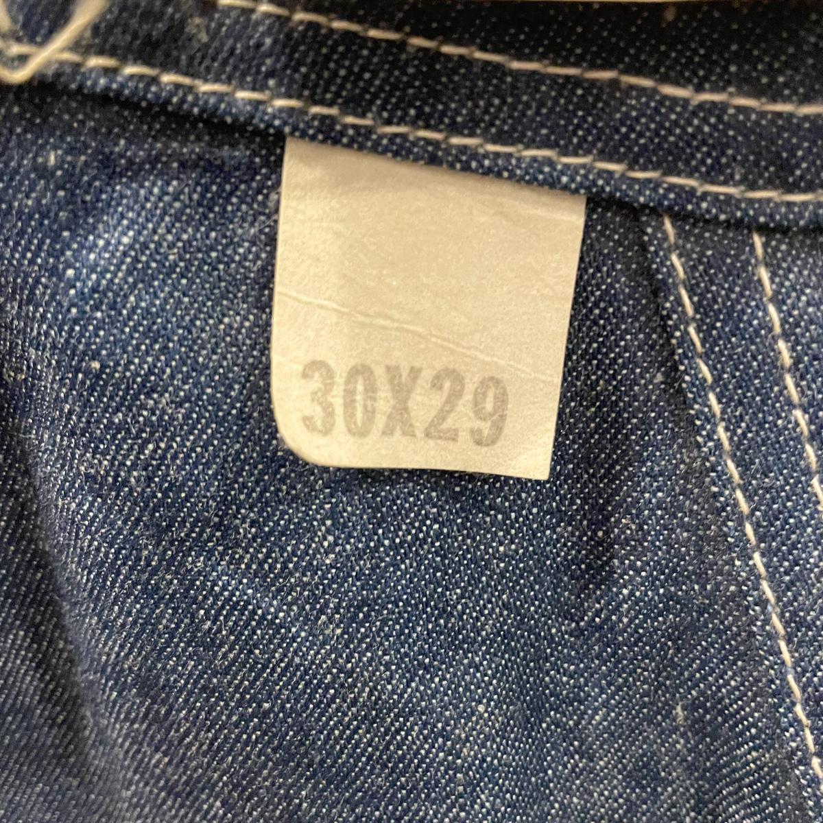 70s BIG SMITH デニムオーバーオール DEAD STOCK USA製 70年代 ビ...