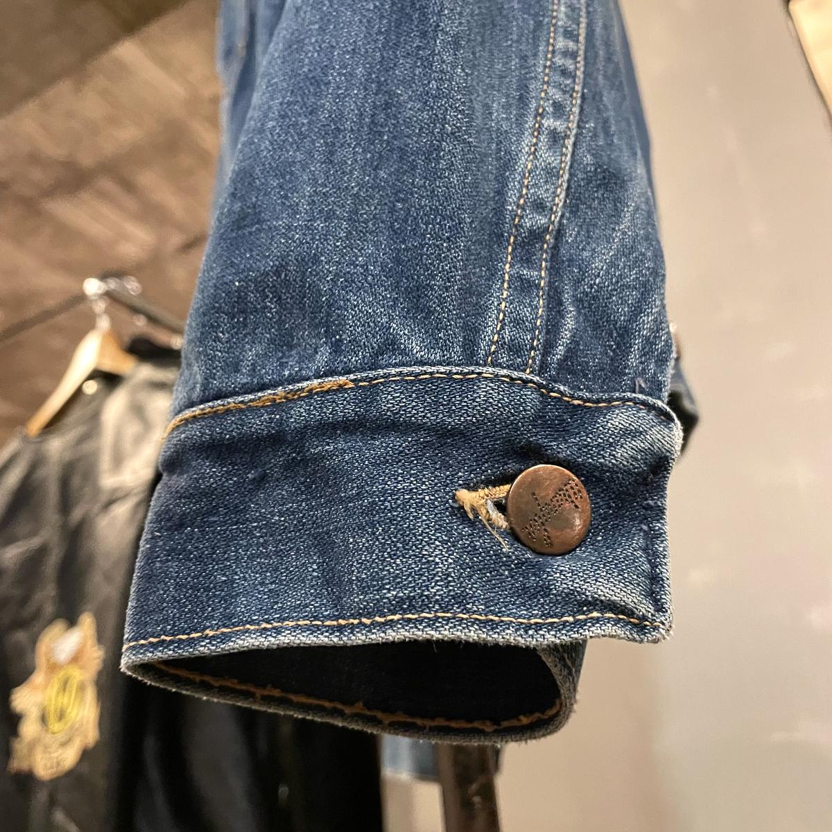 70s Wrangler デニムジャケット USA製 インディゴ ラングラー 3rd