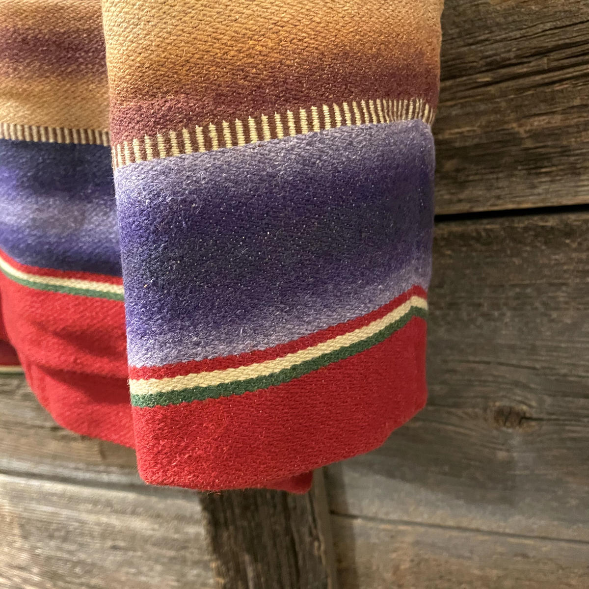 RALPH LAUREN COUNTRY 90s USA製 ネイティブ柄 ラグジャケット Sサ...