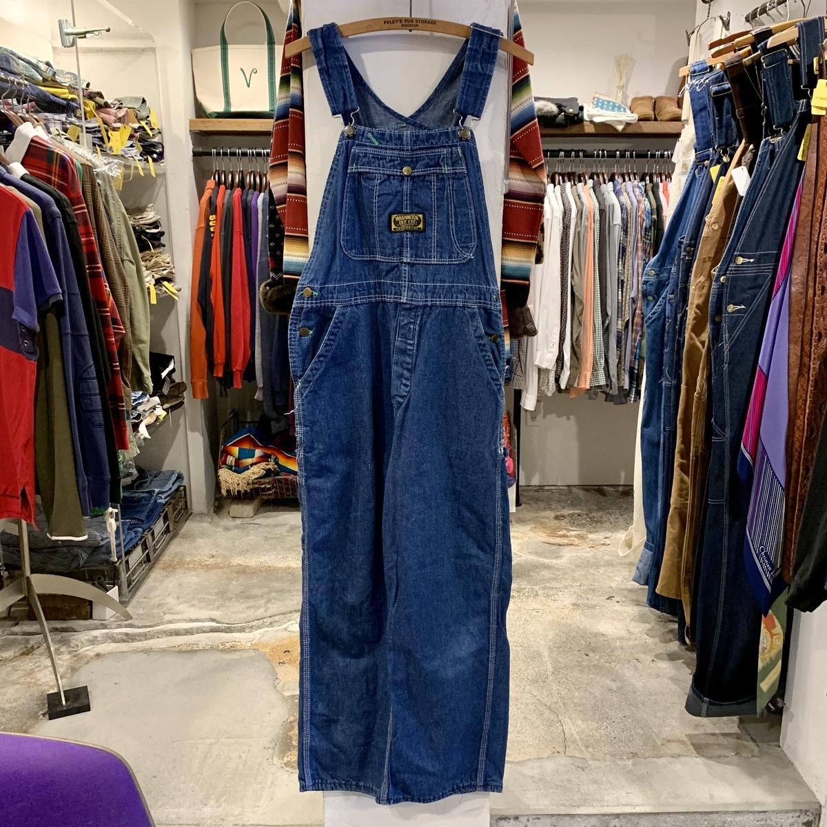 60s WASHINGTON DEE CEE デニム オーバーオール USA製 (S2193)...