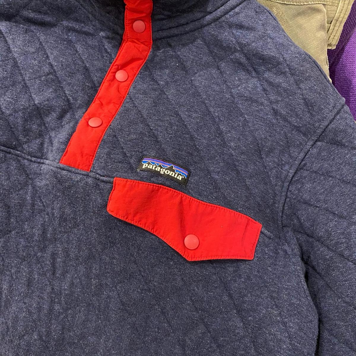 patagonia オーガニックコットン キルトスナップT プルオーバー