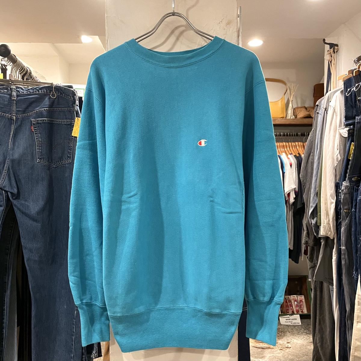 ハイクオリティ Champion Reverse Weave リバースウィーブ ブルー