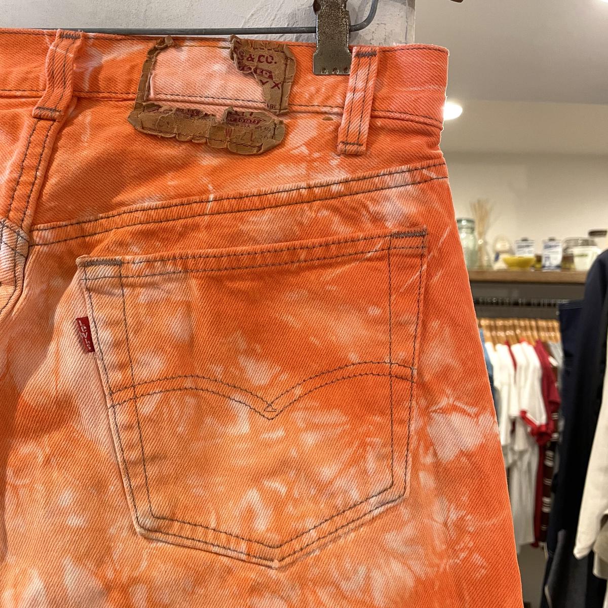 Levi's 501 80年代 リーバイス501 後染めデニムパンツ タイダイ染め