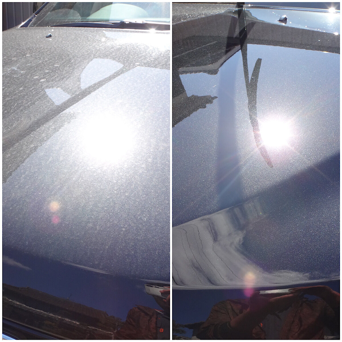 ルッソグロス リンスレス洗車 水道設備がない環下の方に 洗浄 艶出しがこれ一本で 極艶 ムラ