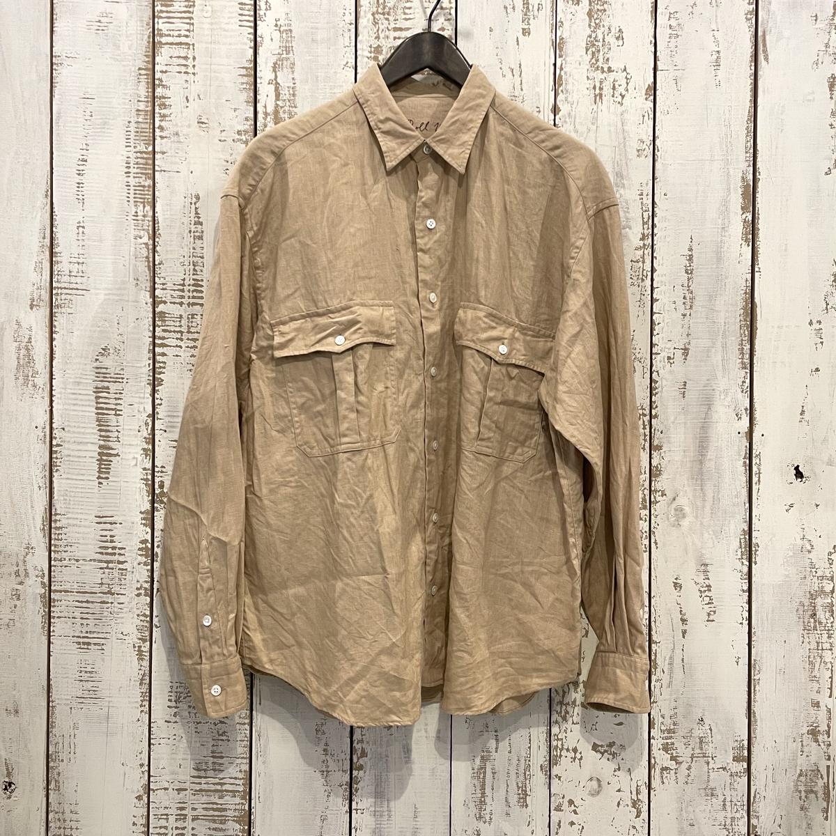 ROLL UP LINEN SHIRT (FRENCH LINEN) PC-016-1853 / Porter