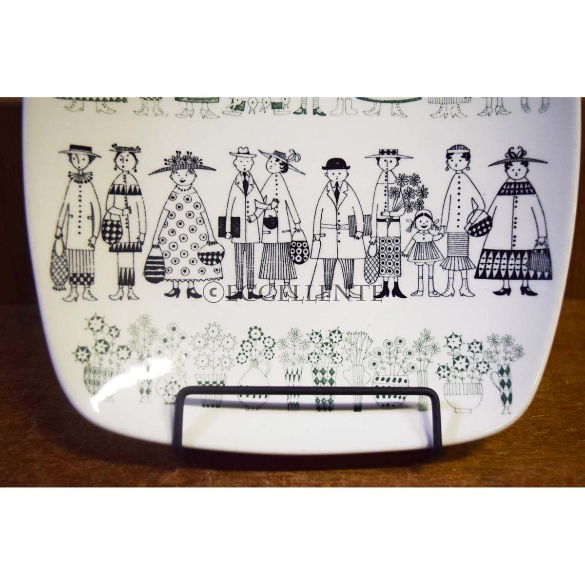 新作 飾り皿 アラビア エミリア 北欧 トレー 飾り皿 スクエアプレート