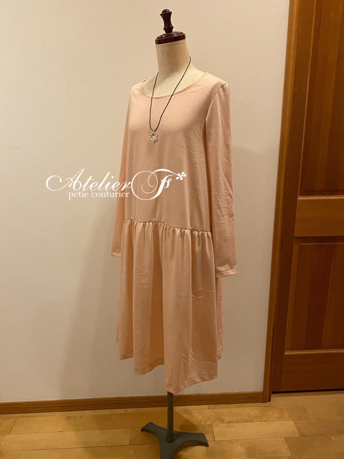ローウエスト切替ワンピースの型紙 ダウンロード Atelier F アトリエエフ