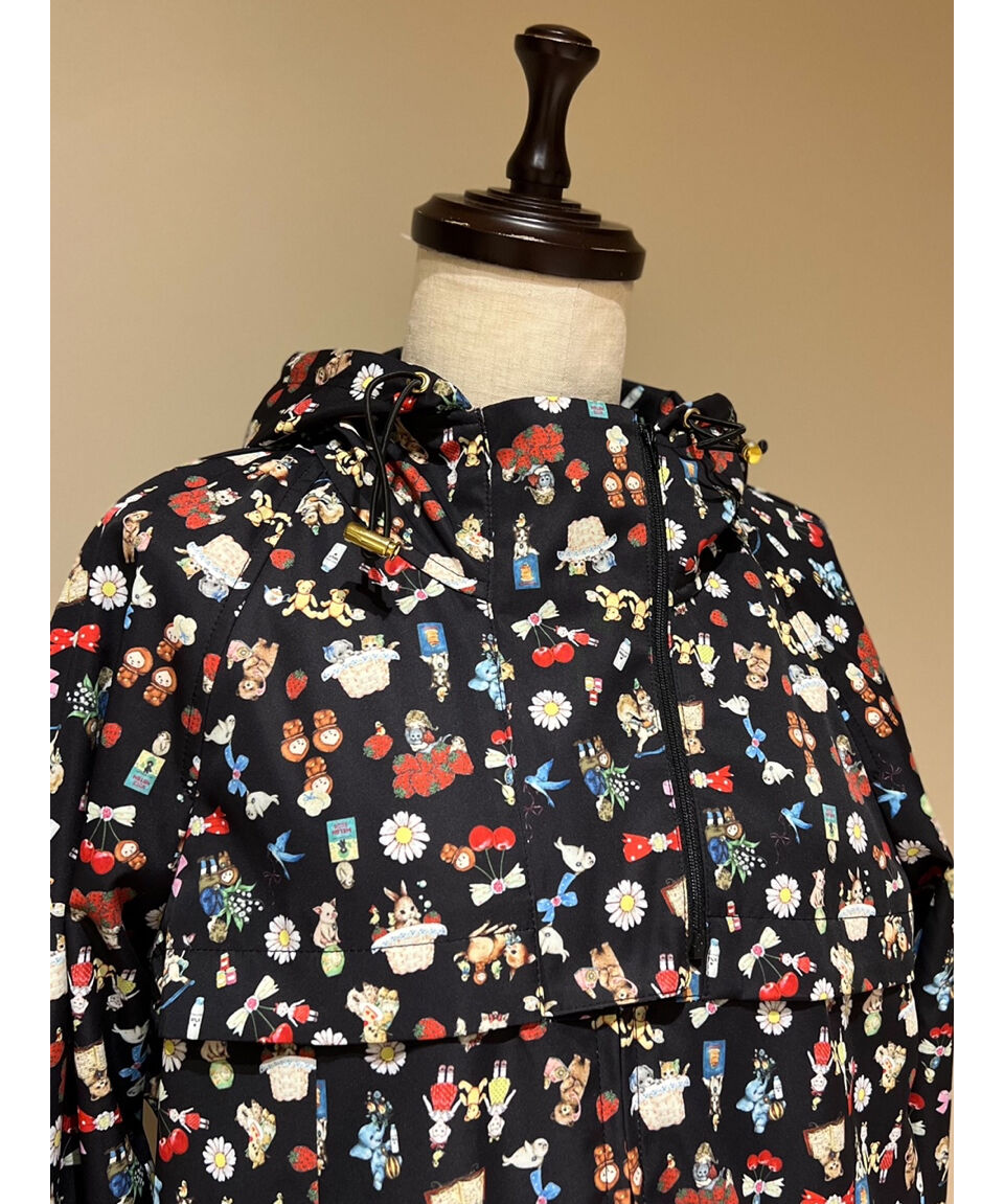 木造 【新品タグ付】yukiemonおはよう柄シャカブルゾン フランシュ