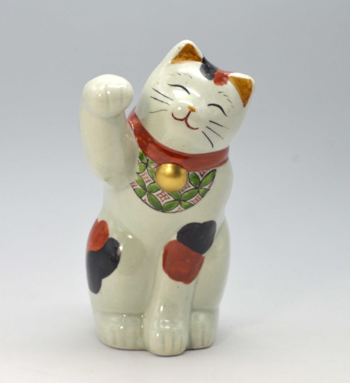 円左エ門　有田焼　猫　招き猫　マグカップ 円左エ門有田焼猫招き猫マグカップ