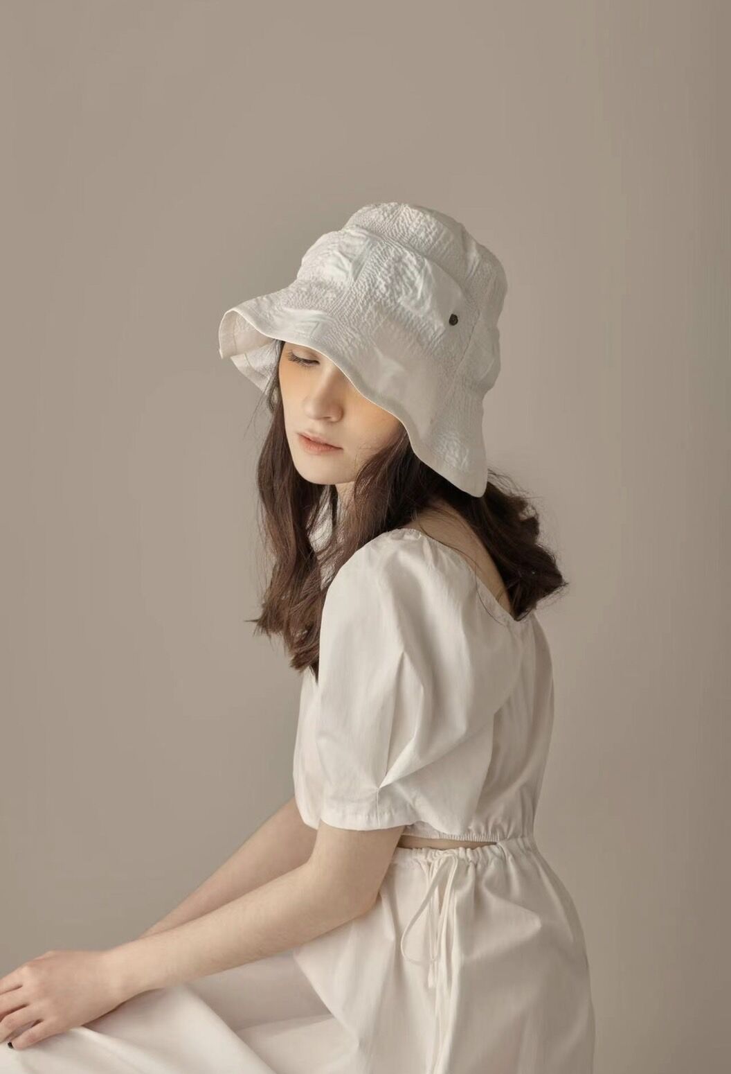 EMiLy. CHAn】ハンドメイドつば広ハット EMiLy. CHAn No.106 レディース ブラックつば広ハット(ハンドメイド)