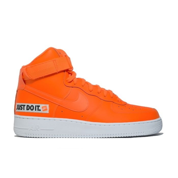 nike air force 1 just do it orange high