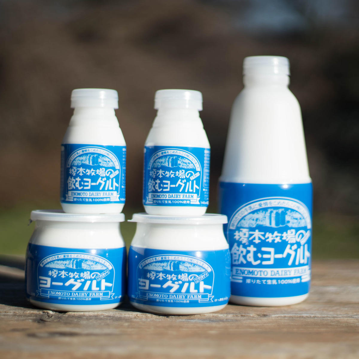 榎本牧場のヨーグルト Aセット 榎本牧場