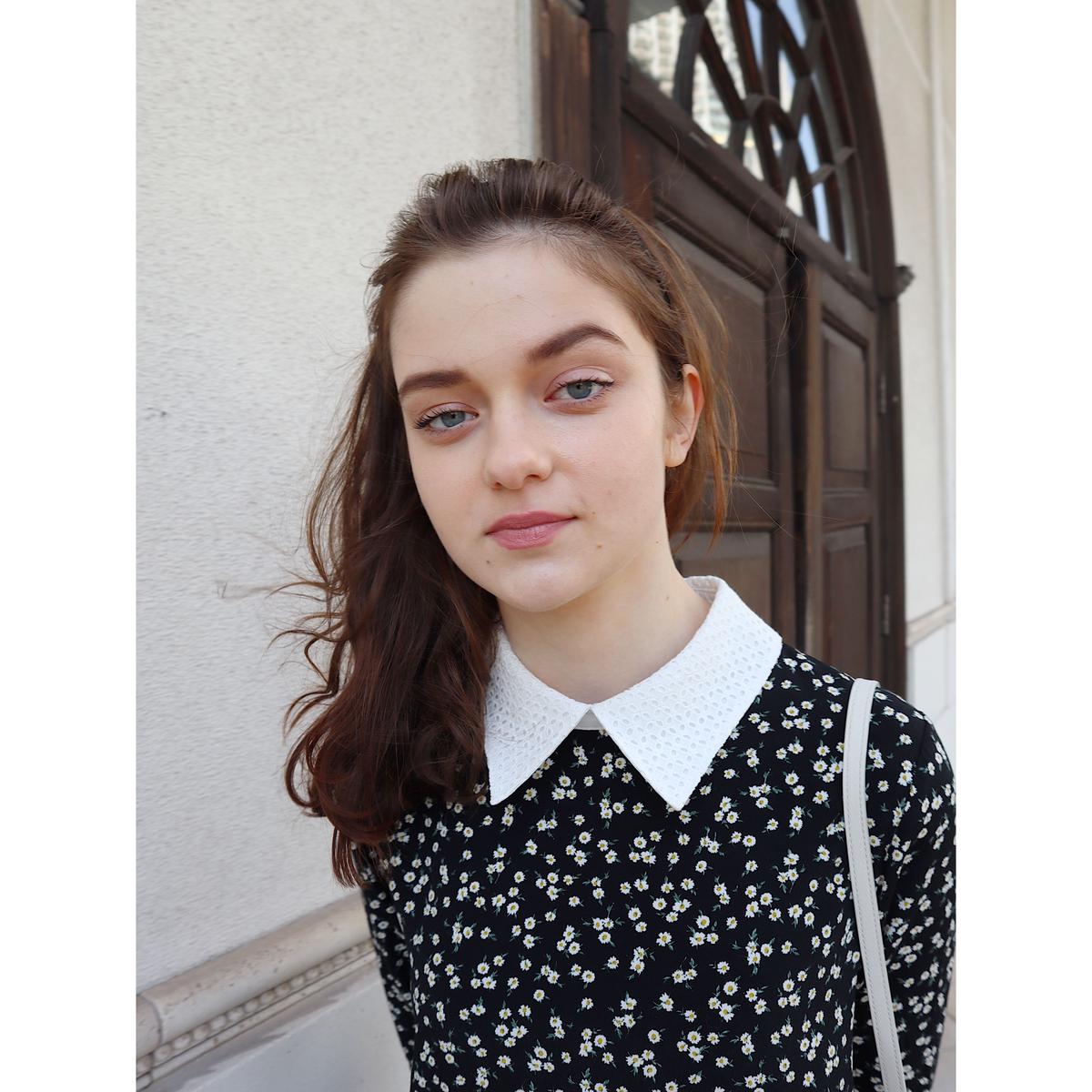 lace collar flower onepiece épine