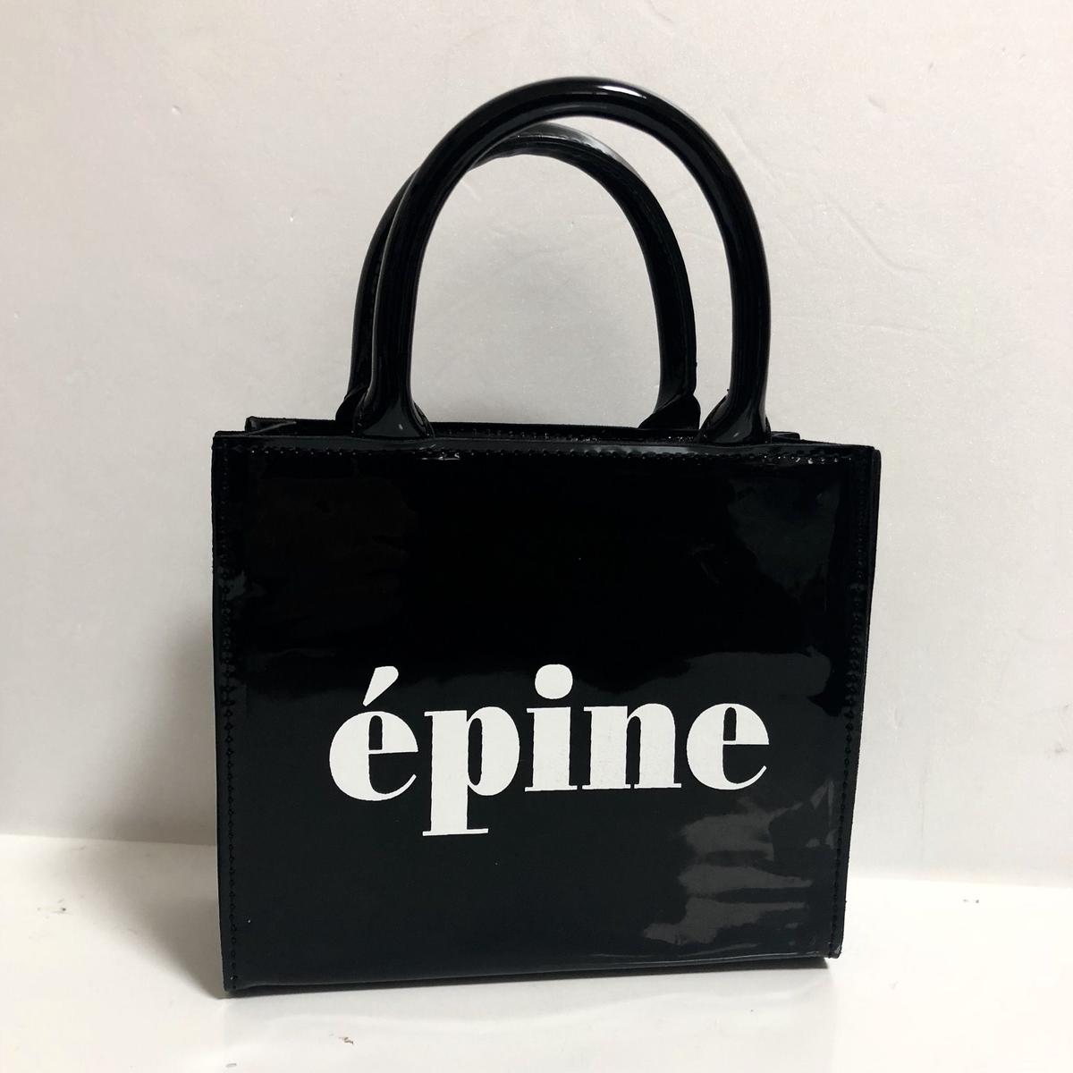 税込 送料無料 Epine Epineショルダーバッグ Bag 2way Enamel Logo バッグ Www Oregondairy Org