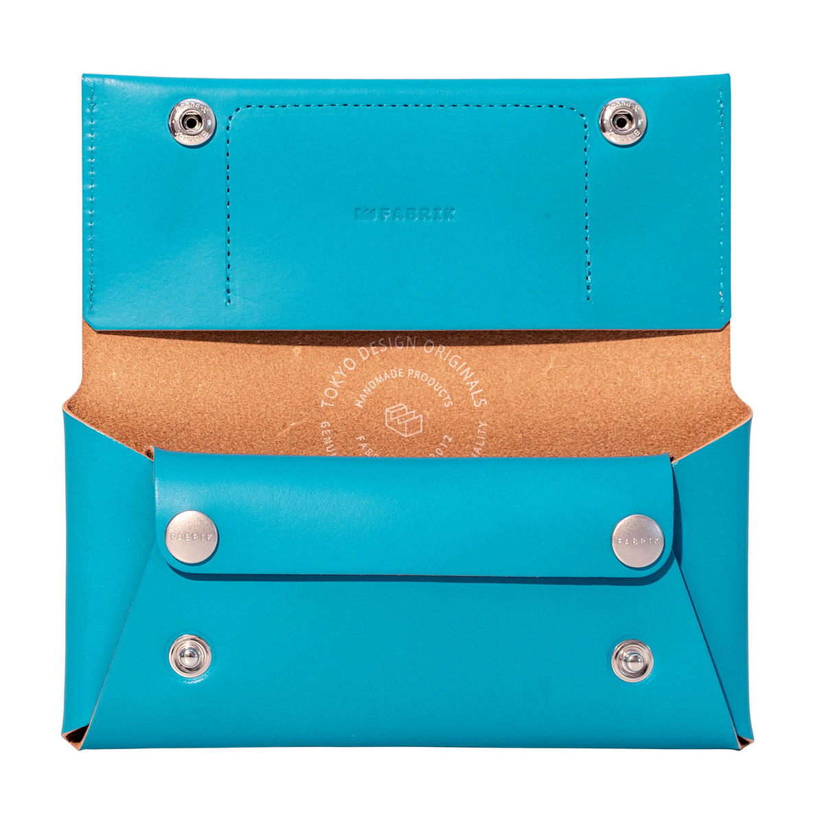コンパクト設計の長財布 LONG WALLET / FABRIK TURQUOISE | fa...