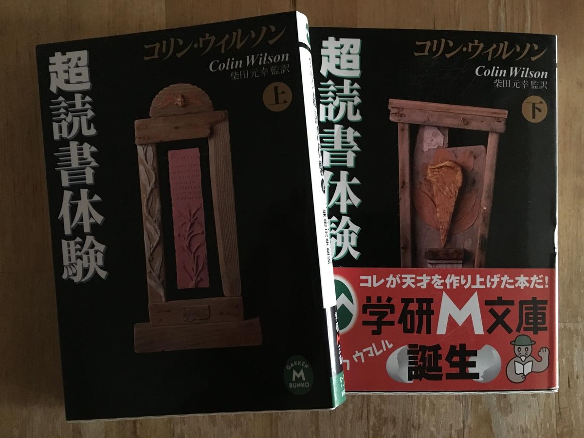 超読書体験 上下巻揃 コリン ウィルソン 著 柴田元幸 監訳 学研m文庫 ファーイー
