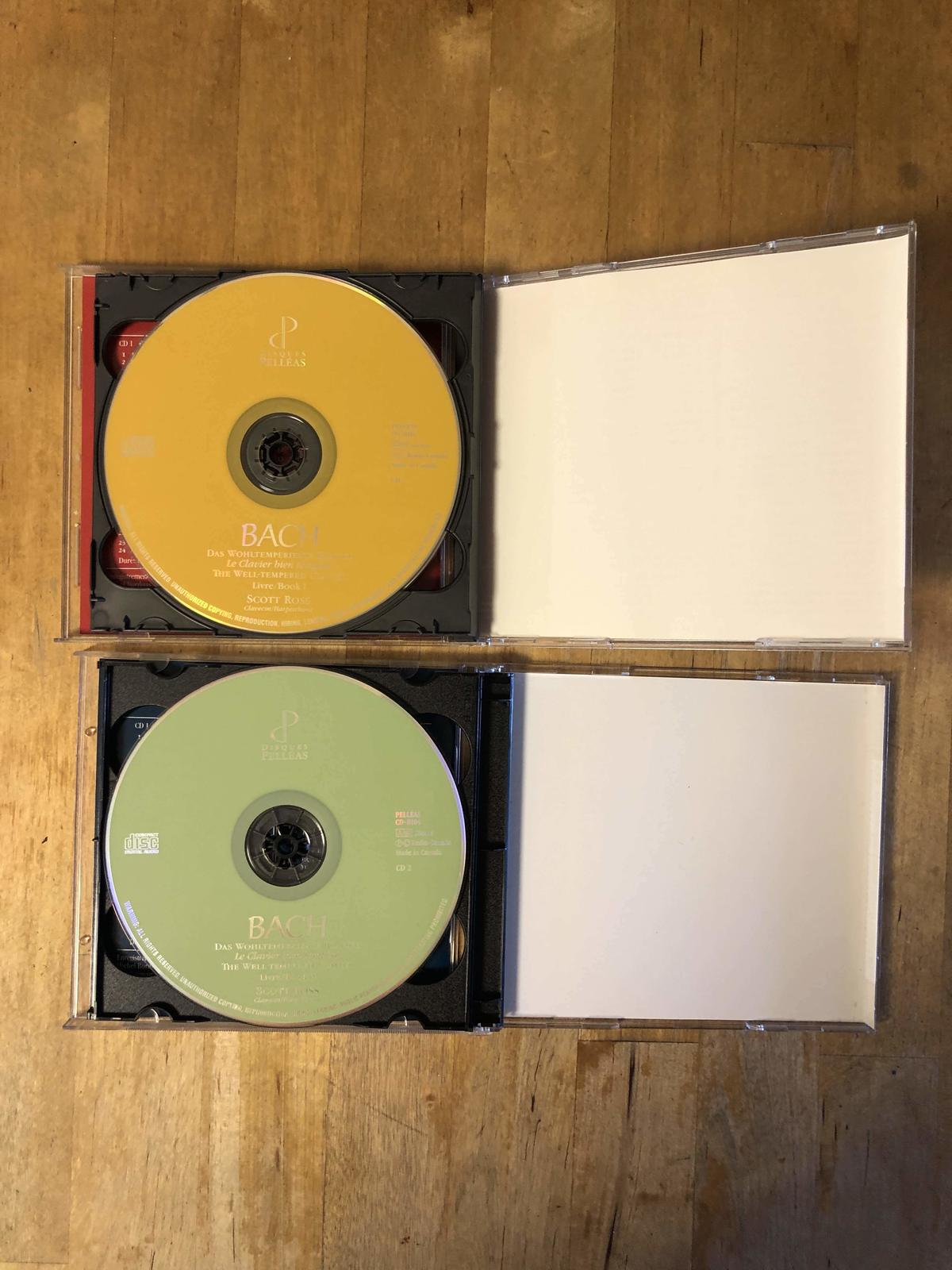 希少2CD スコット・ロス バッハ：平均律クラヴィーア曲集第1巻