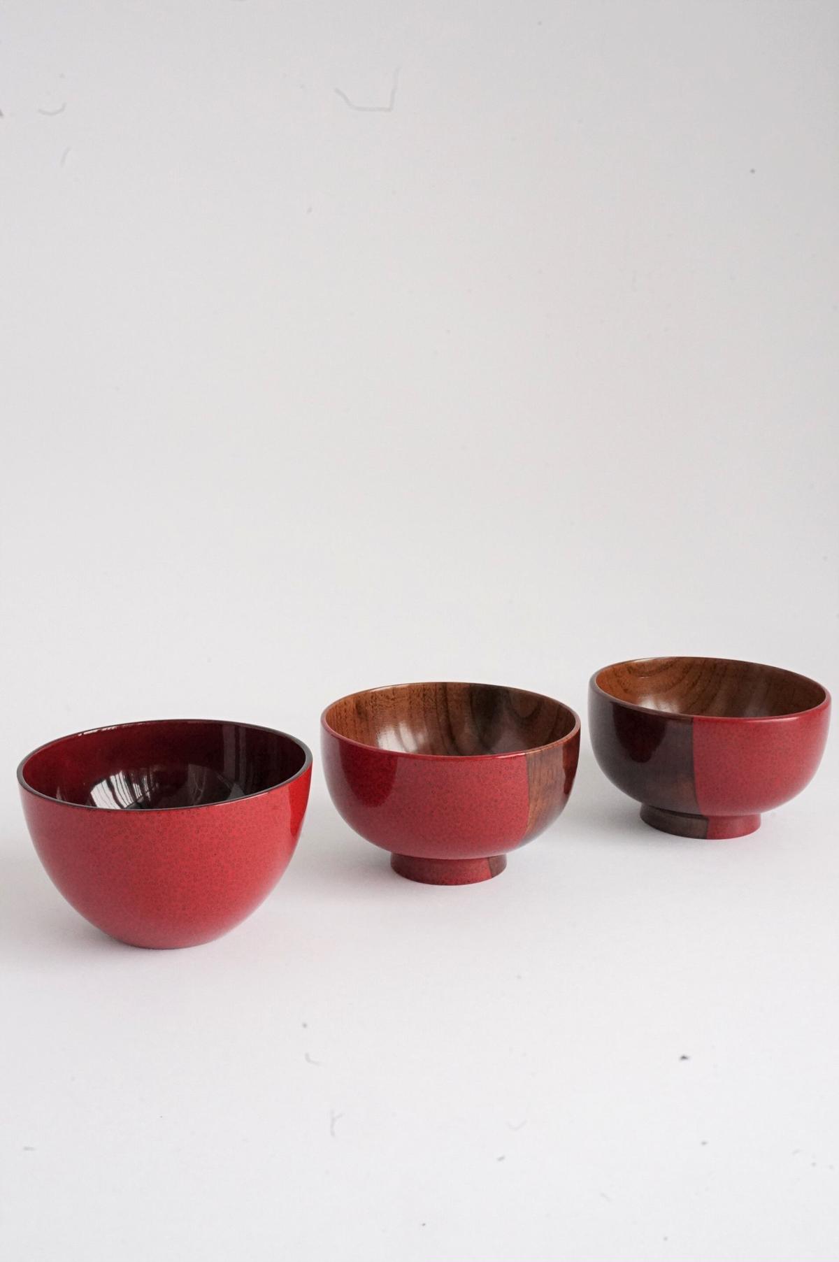 京漆器 象彦 久美椀 椀 2個セット 赤黒