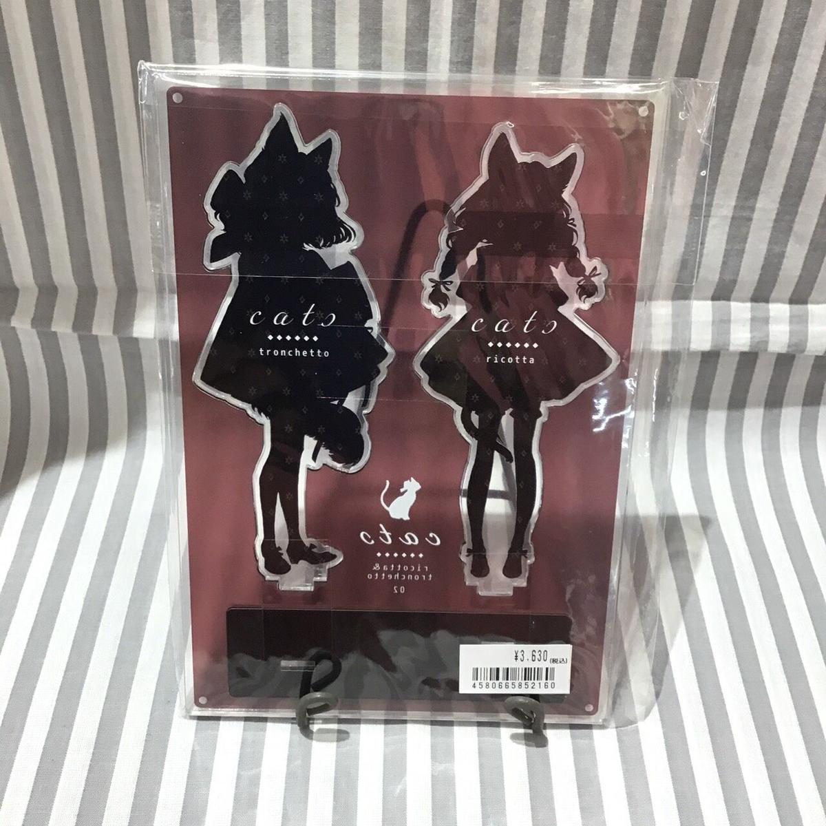 ねこ助 アクリルスタンド Cato Ricotta Tronchetto Fewman