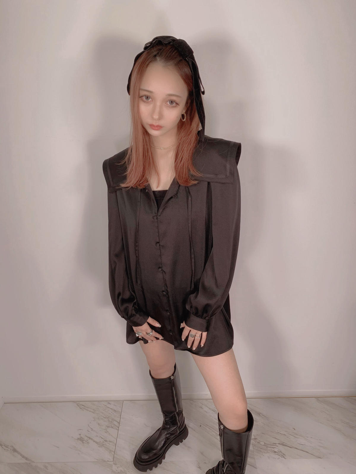 セーラーカラーブラウス / Sailor collar Blouse | FICTION TO...