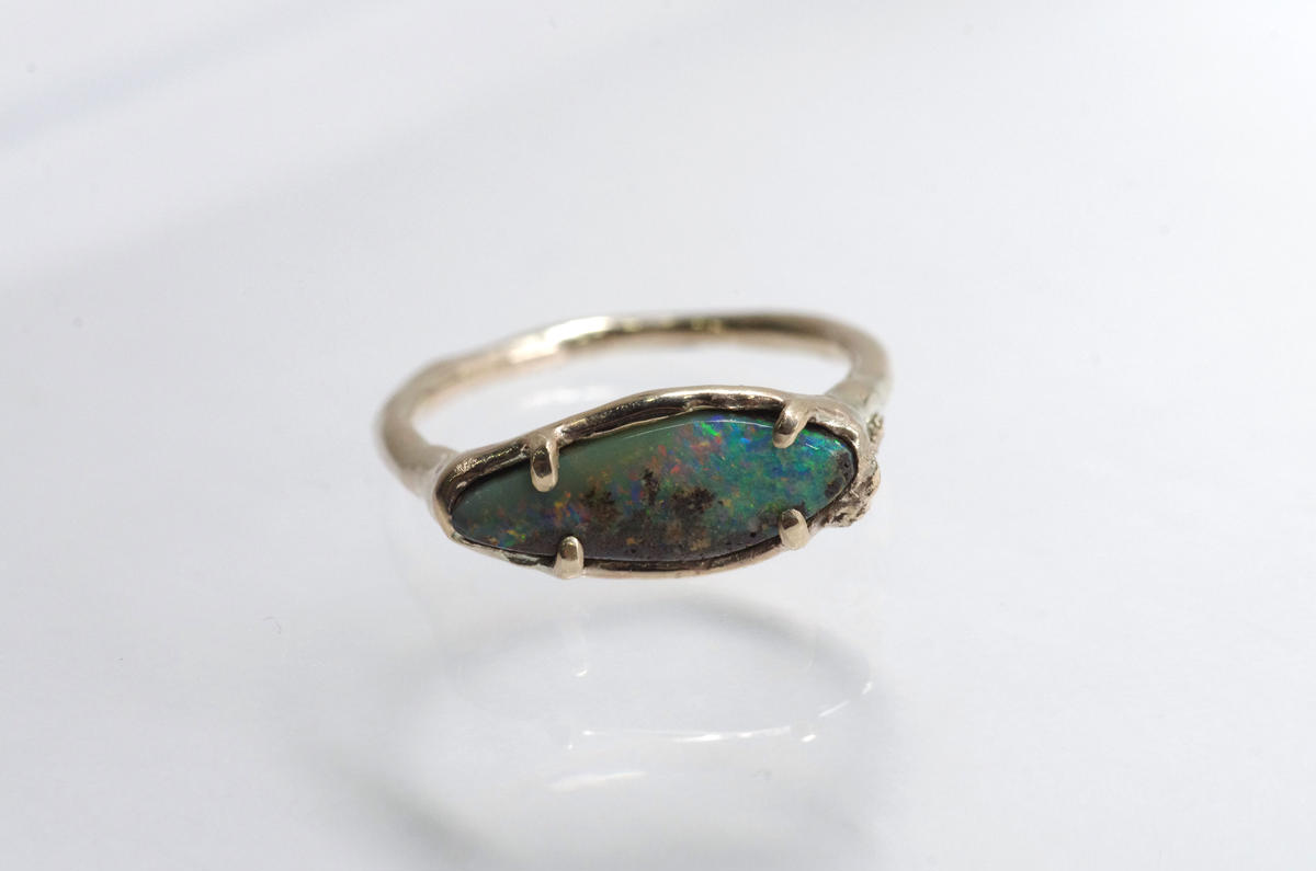 moss ring ボルダーオパール | Fillyjonk ONLINE STORE