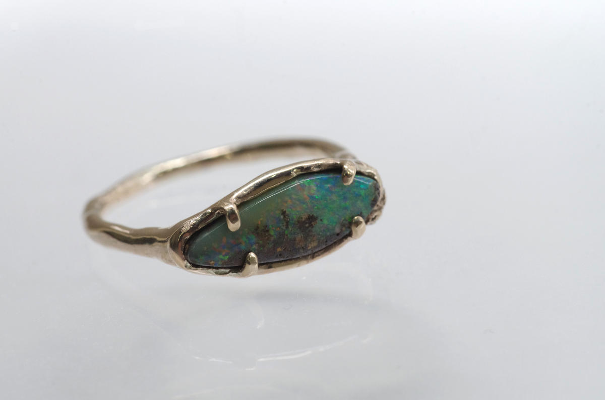moss ring ボルダーオパール | Fillyjonk ONLINE STORE