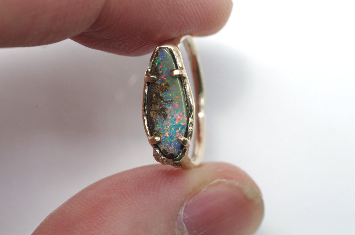 moss ring ボルダーオパール | Fillyjonk ONLINE STORE