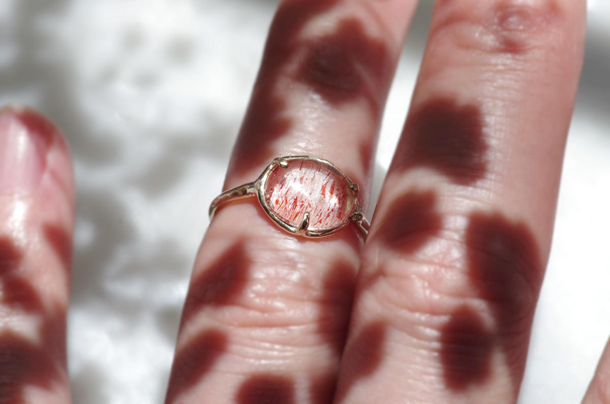 ヘマタイトインクォーツの指輪 www.disdukcapil.paserkab.go.id