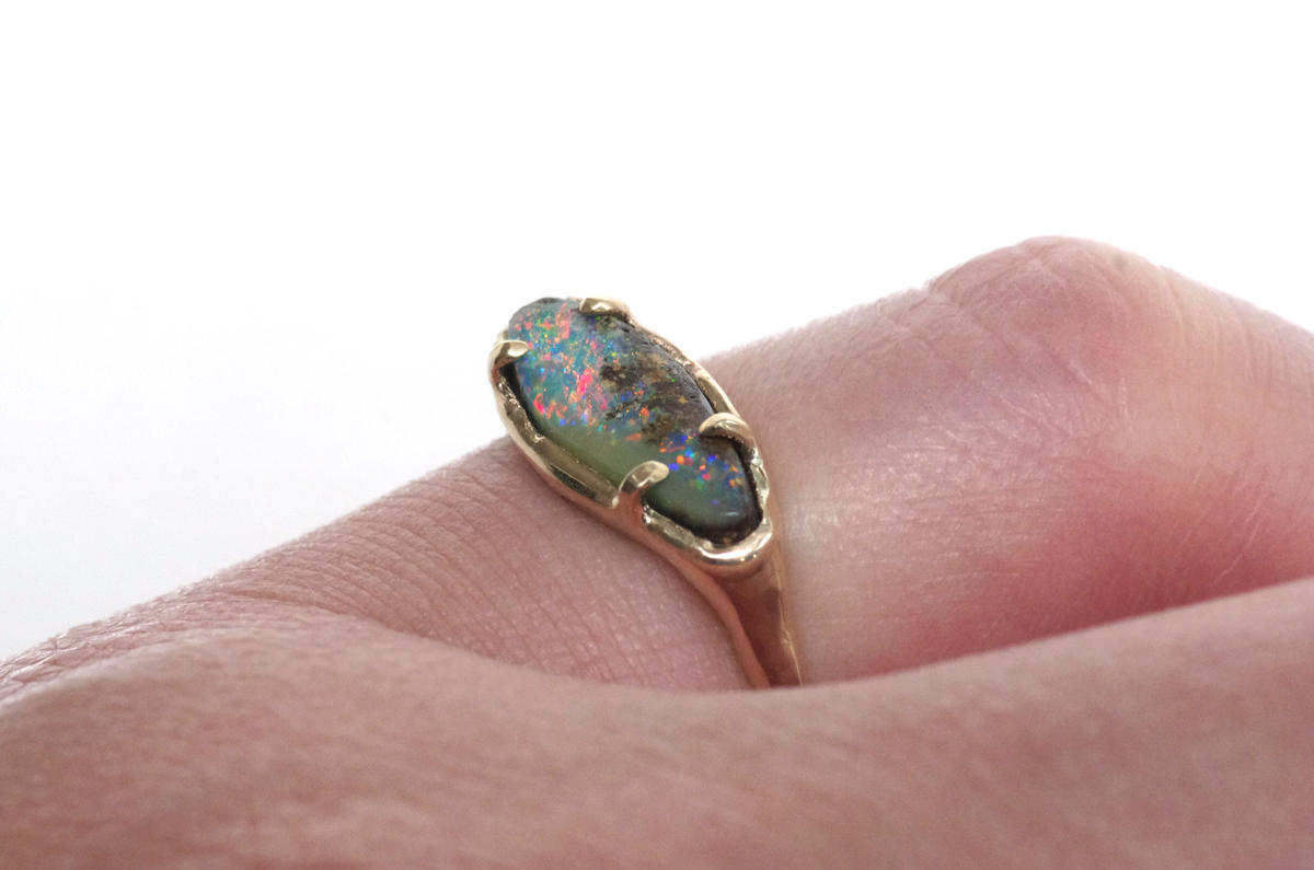 moss ring ボルダーオパール | Fillyjonk ONLINE STORE