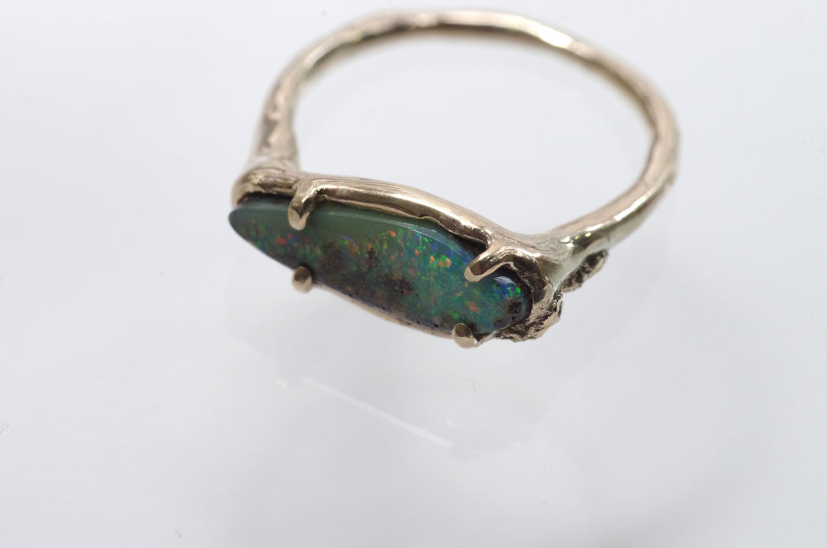 moss ring ボルダーオパール | Fillyjonk ONLINE STORE