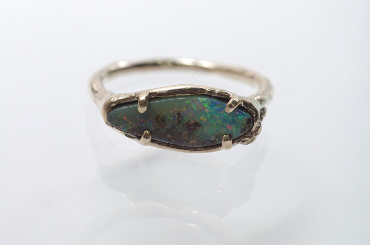 moss ring ボルダーオパール | Fillyjonk ONLINE STORE