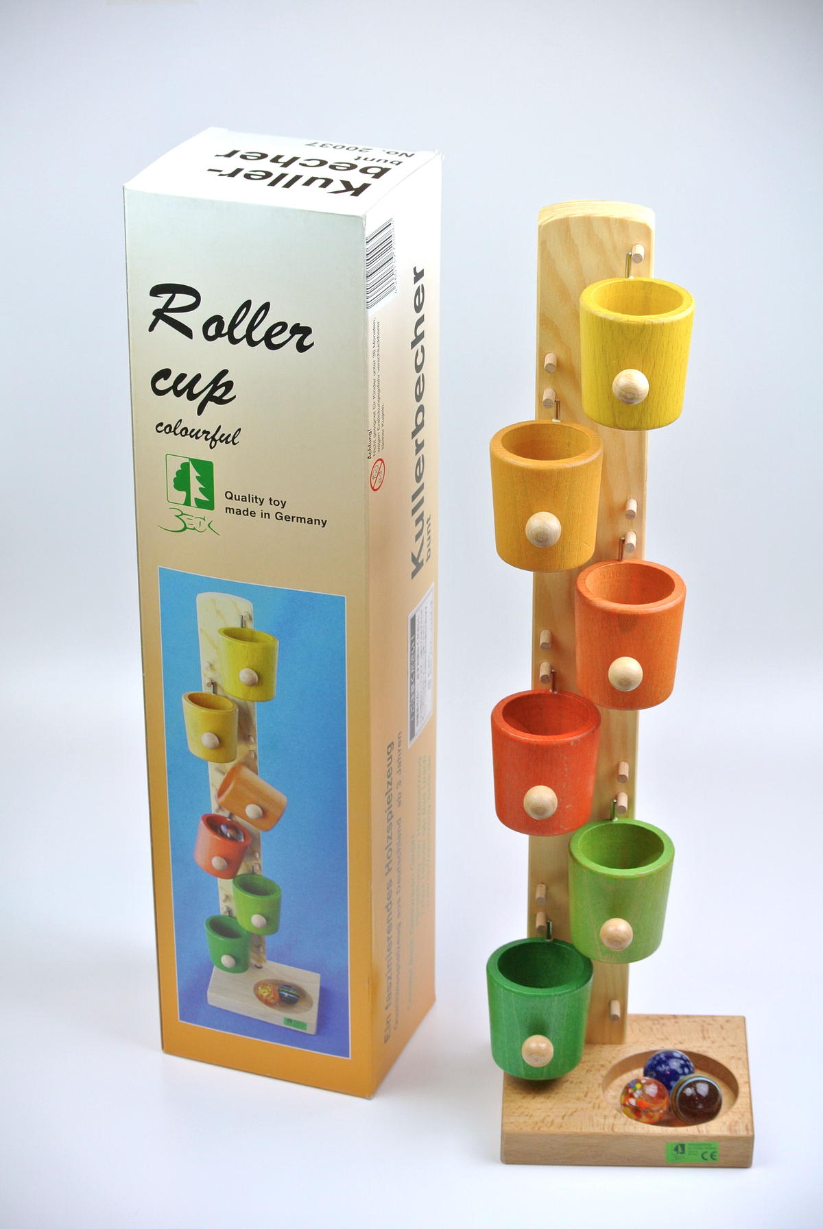 知育玩具　木のおもちゃ　BECK社　ローラーカップ 木のおもちゃ BECK社 ローラーカップ 知育玩具 ローラーカップ BECK