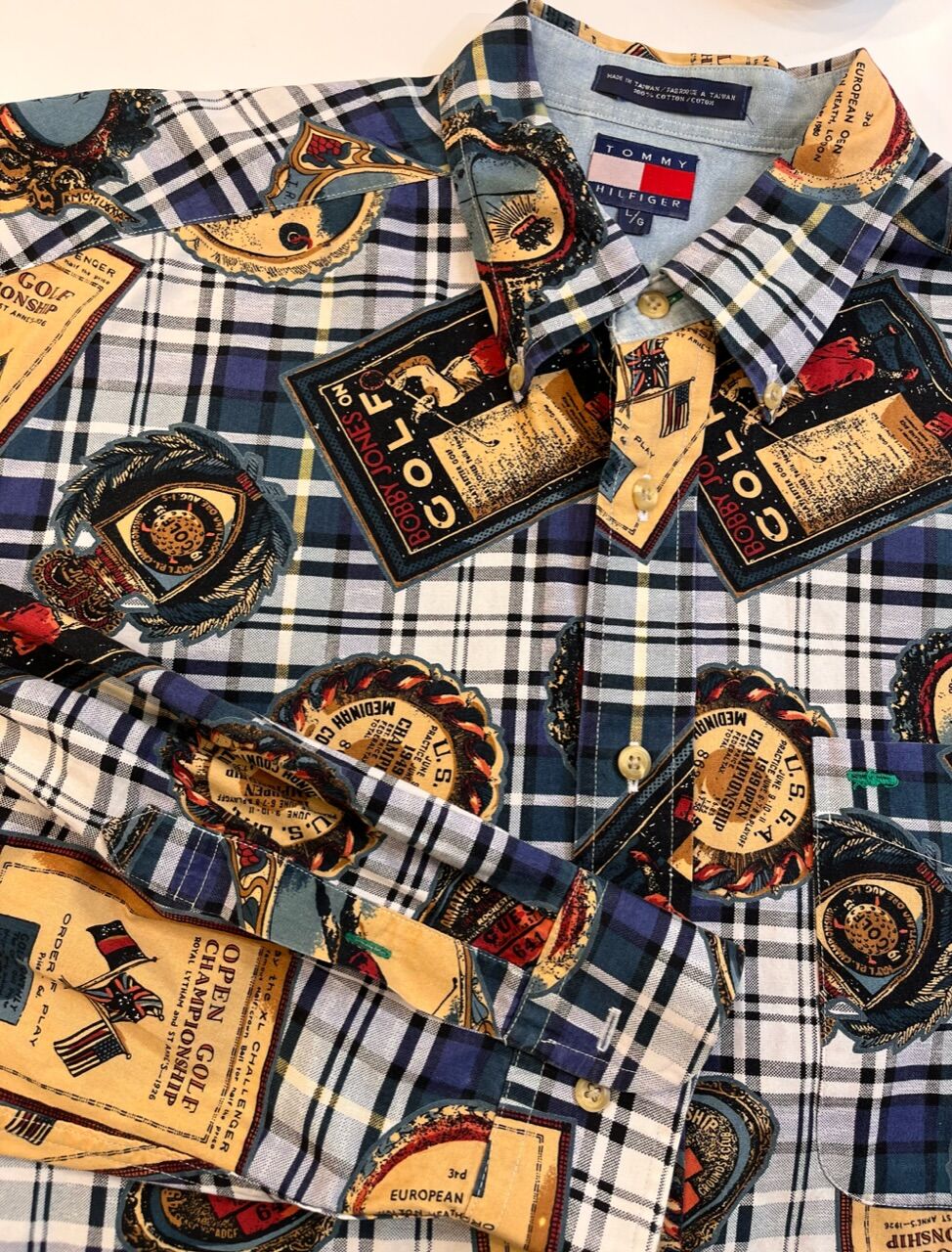 フラッグタグ 80s-90s トミーヒルフィガー(TOMMY HILFIGER)ボタン