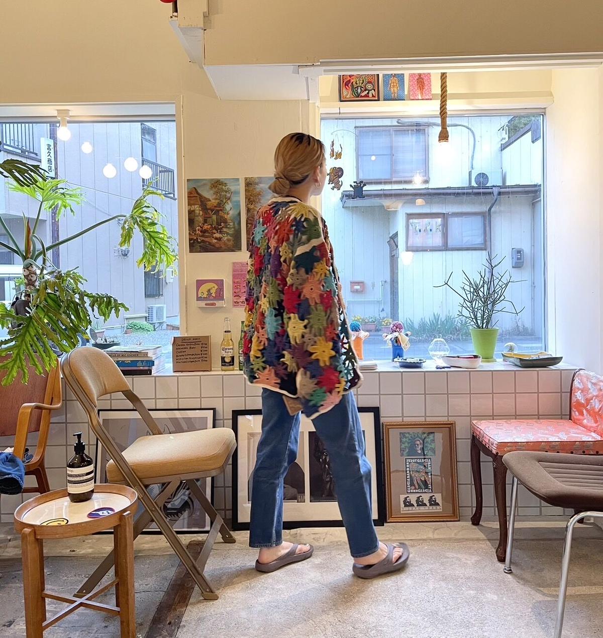 MacMahon Knitting Mills / Flower Cardigan MIX...