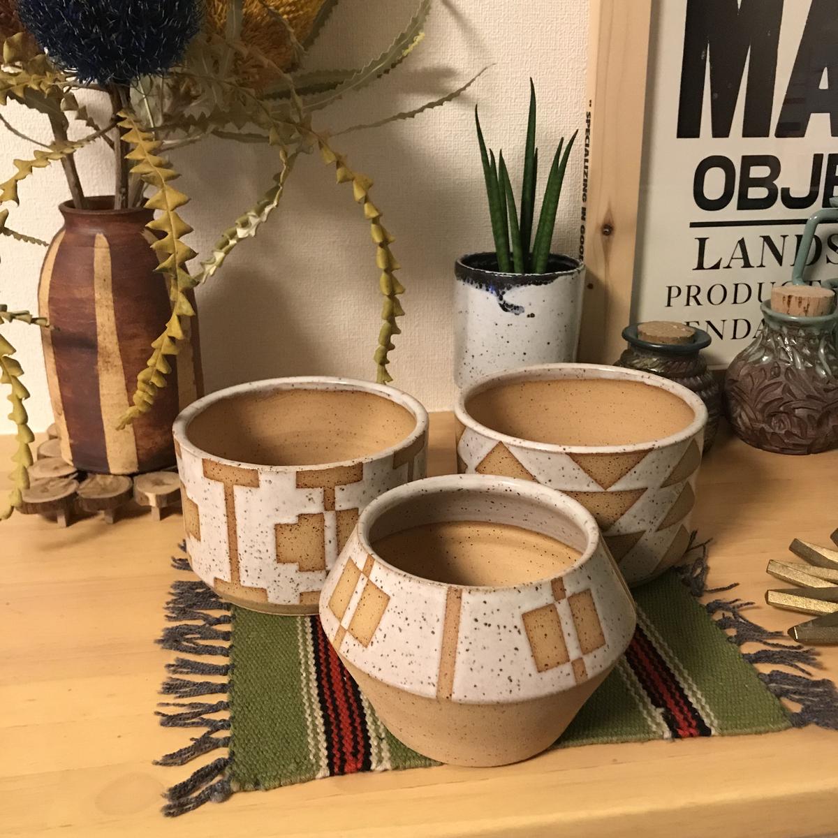 Kat & Roger HANDEMADE PLANTER ➁ 植木鉢 鉢-