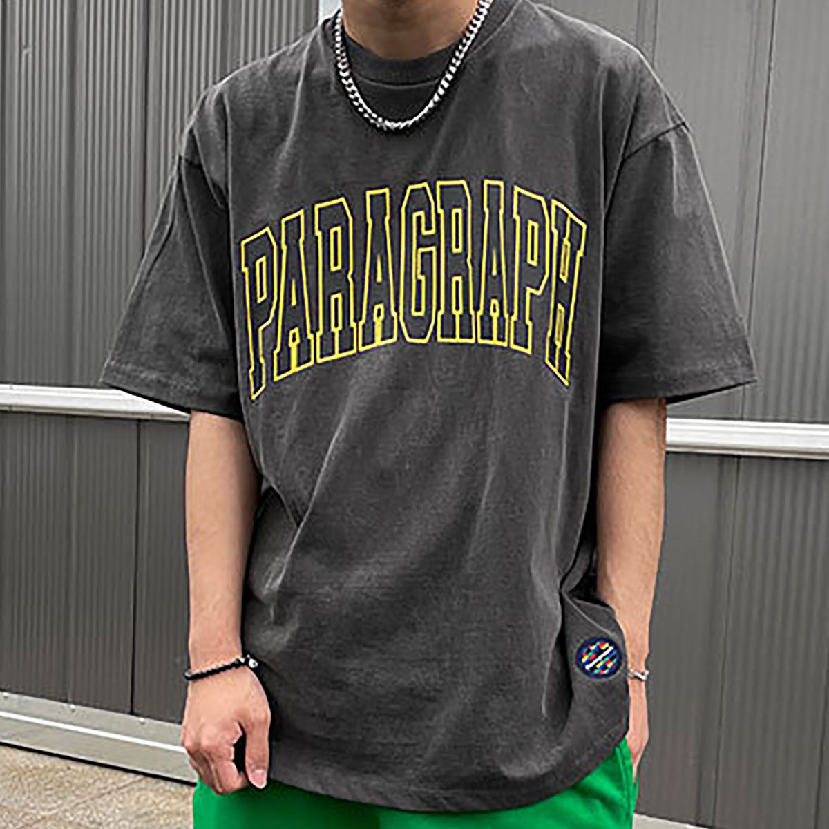 Paragraph 】 パラグラフ アーチ ロゴ プリント Tシャツ ARCH LOGO Paragraph 】 パラグラフ アーチ ロゴ プリント Tシャツ ARCH LOGO