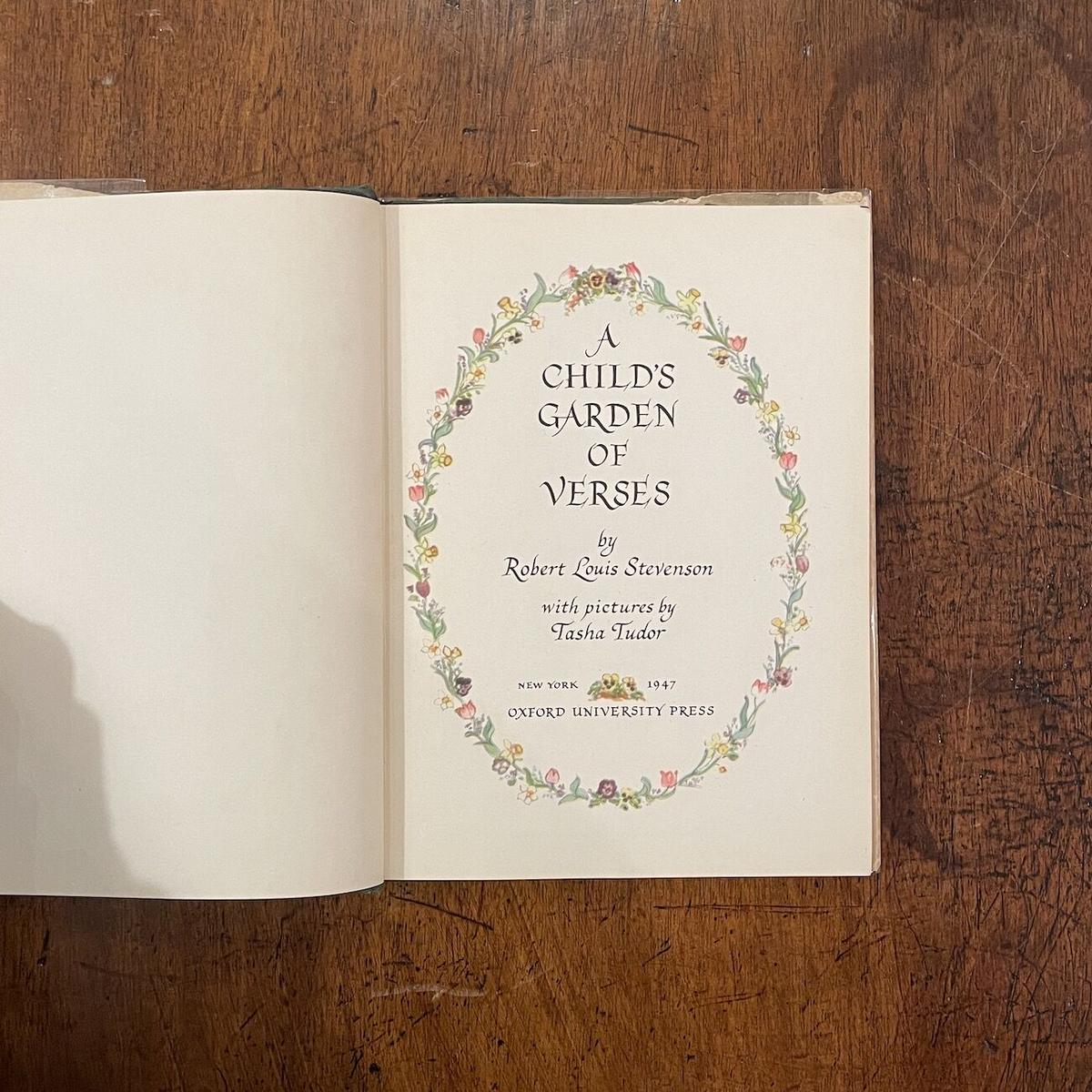 アウトレット品 A Child S Garden Of Verses ターシャ チューダー E6fc39af 人気の定番ラインから Www Cfscr Com