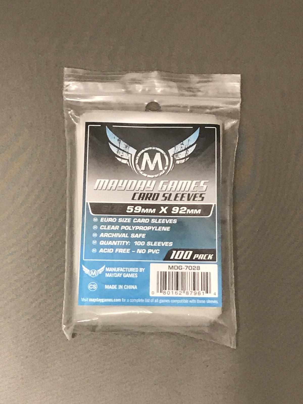 Mayday 59mm X 92mm カードスリーブ ユーロサイズ １００枚入り ふる