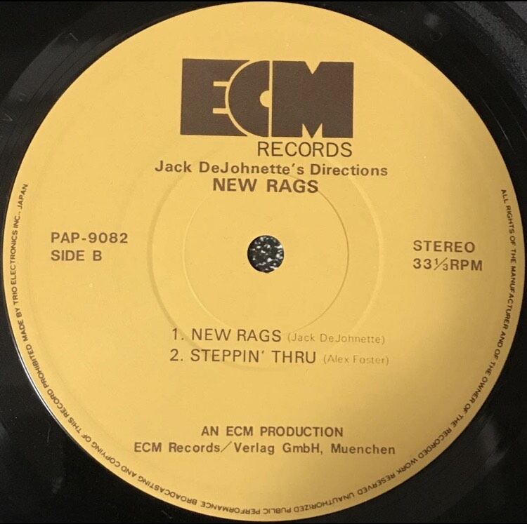 Jack DeJohnette's Directions - New Rags [LP][EC...