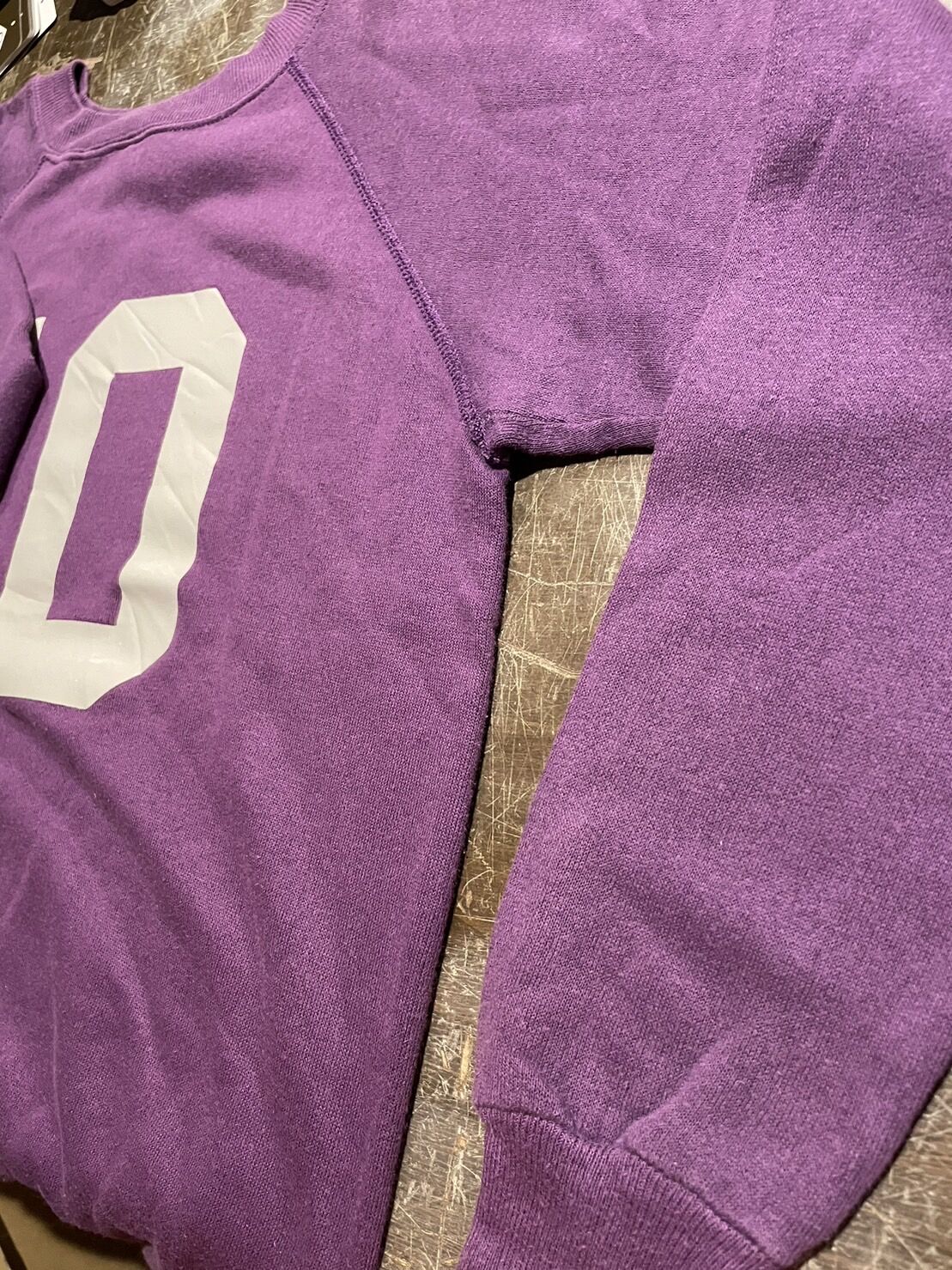 80's Pannill ラグラン スウェット アメリカ製 Mサイズ パープル
