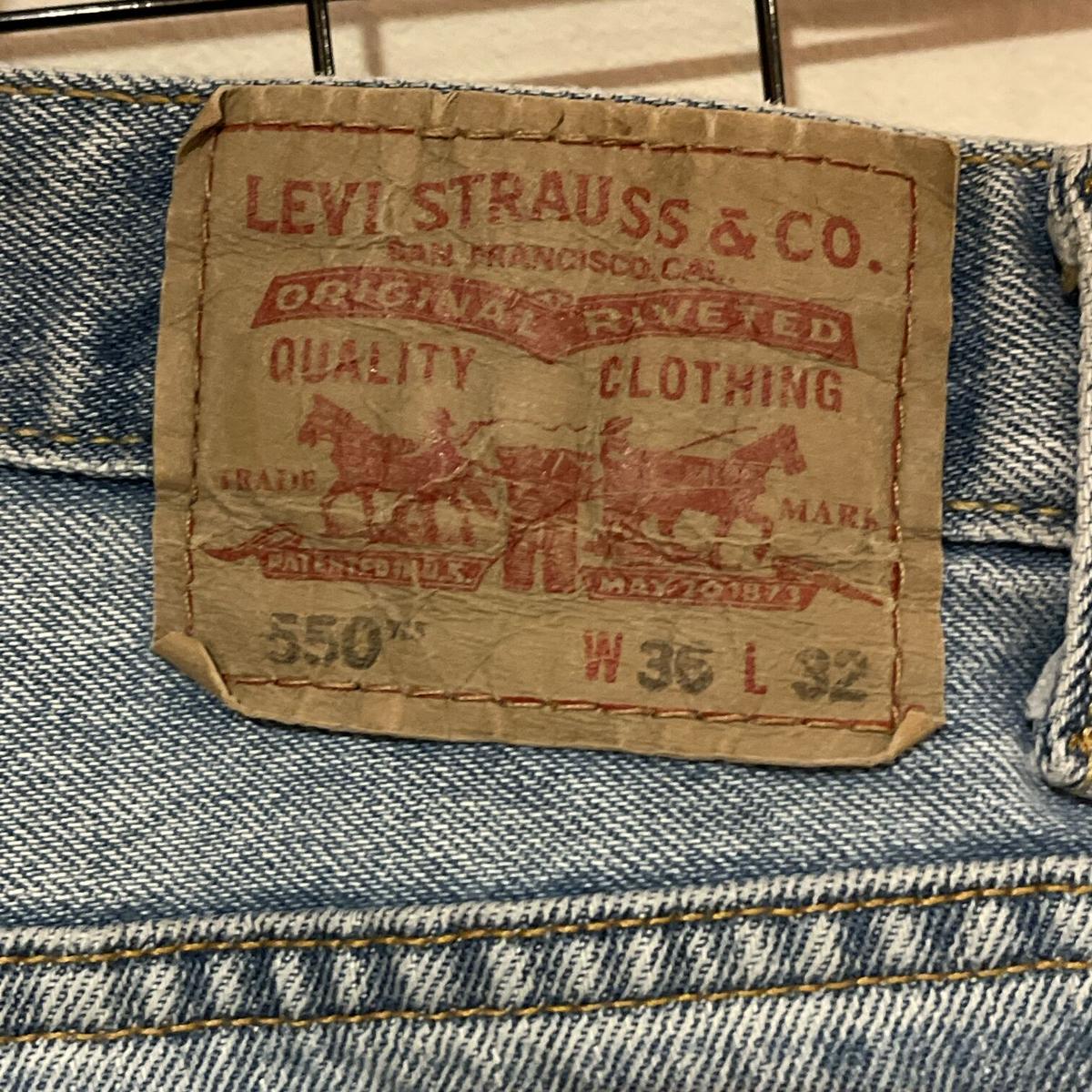 Levi's 550 W36 ニカラグア製 リーバイス デニムパンツ | 古着屋Quest