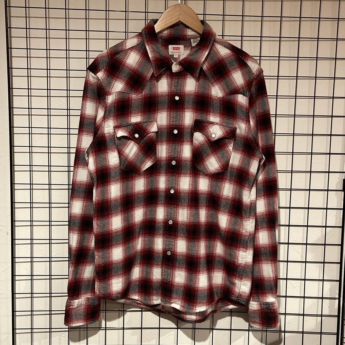 Levi's リーバイス オンブレチェック フランネル ウエスタンシャツ