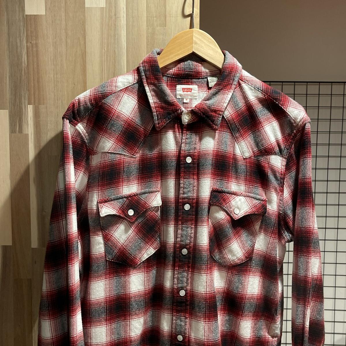 Levi's リーバイス オンブレチェック フランネル ウエスタンシャツ