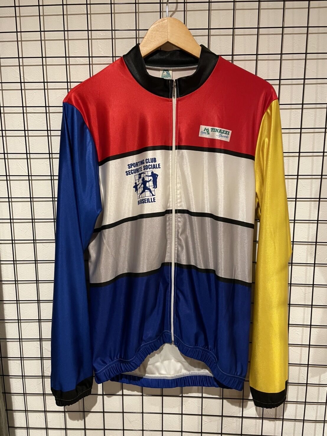 ヴィンテージ サイクル ロング ピュアウール ジャージ イタリア製 サイズ3 ヴィンテージ サイクル ロング ピュアウール ジャージ イタリア製