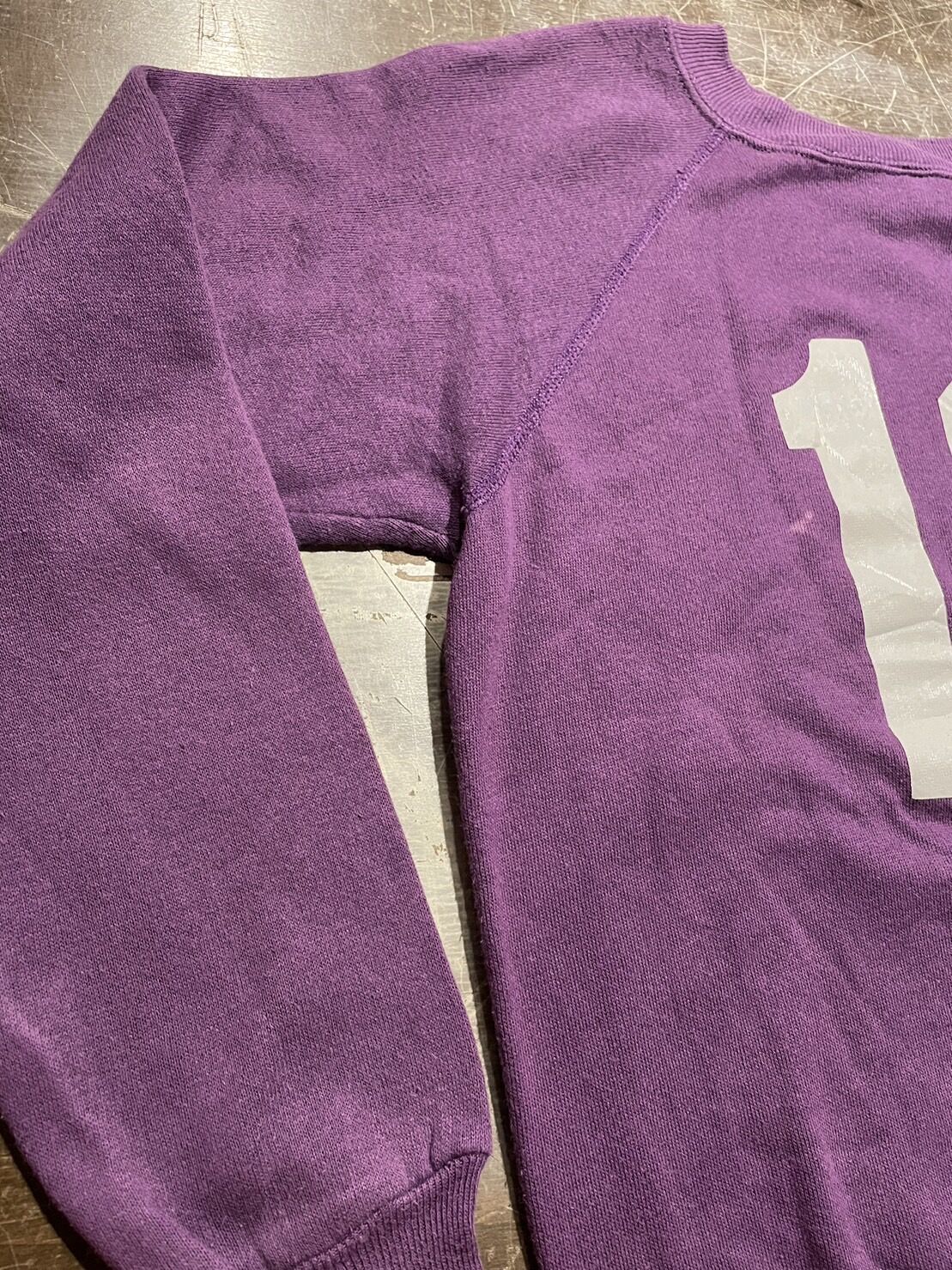 80's Pannill ラグラン スウェット アメリカ製 Mサイズ パープル