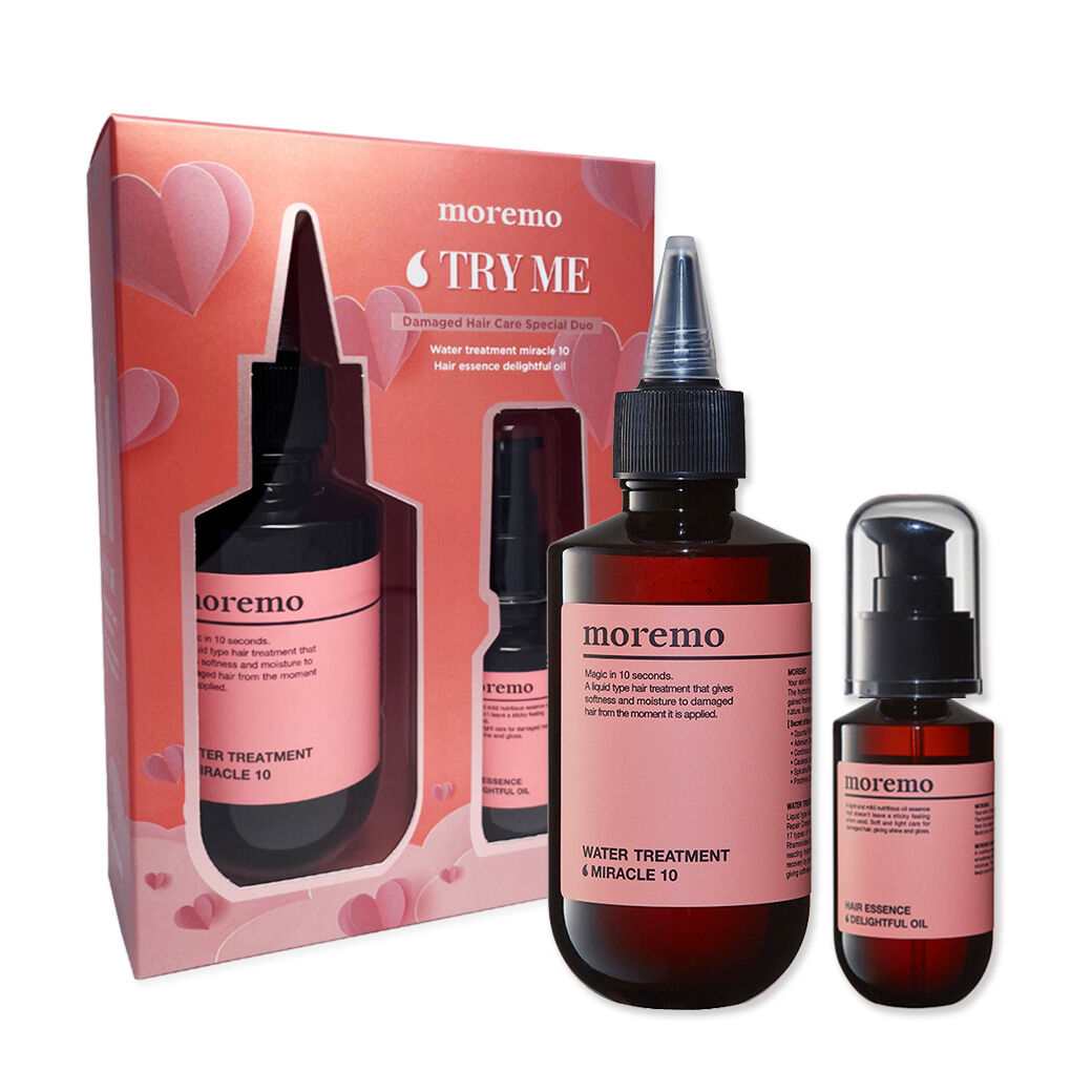 moremo】TRY MEセット（ウォータートリートメント＋ヘアオイル