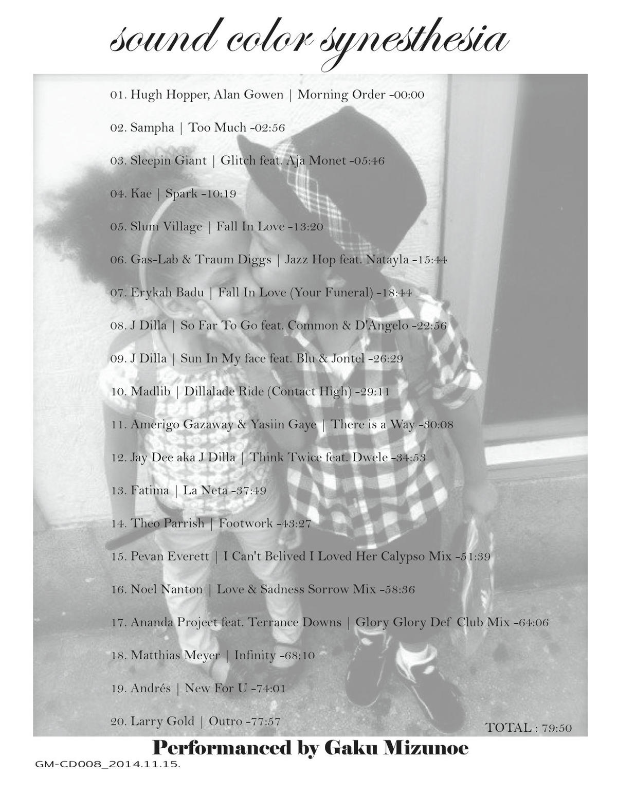 Mix Cd Sound Color Synesthesia No 008 Performan sound color synesthesia stores