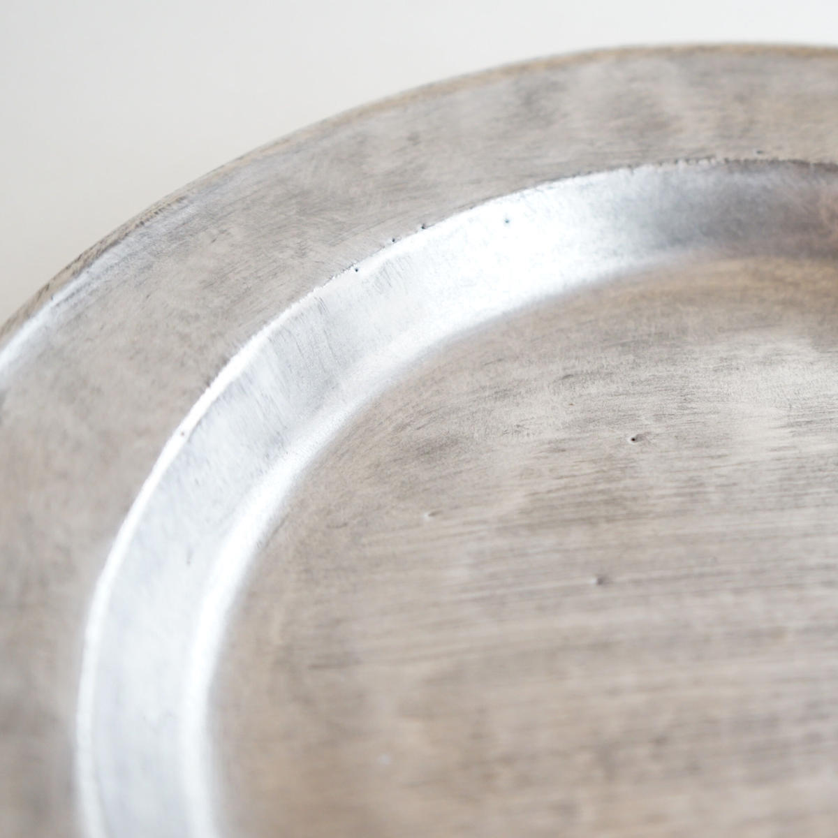 安藤雅信 銀彩ピューター正八角プレート 2枚セット